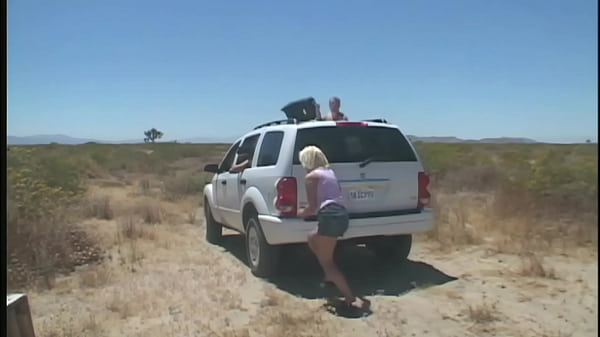 A depraved slut left alone in the desert hallucinates about ass fucking and doesn’t know if she is more thirsty for water or cum