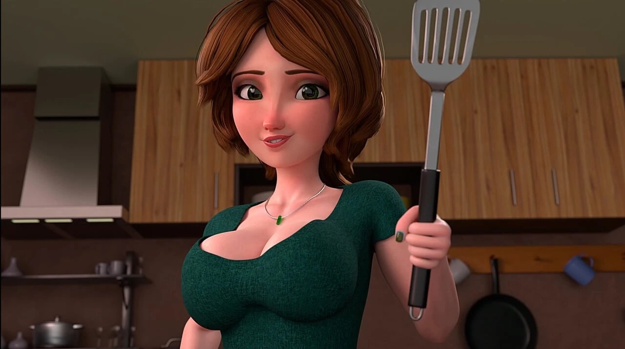 Aunt Cass Bends Over for Big Creampie