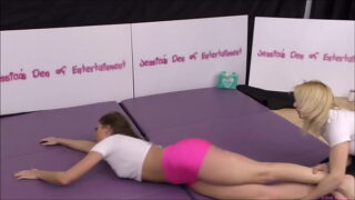 Bra and Panties Match (Strip-Wrestling Match) w, Loser gets strapped in a nappy (diaper)!! ~ ”The Queen of Mean” April Paisley vs Tammy Pink | (June 2021)