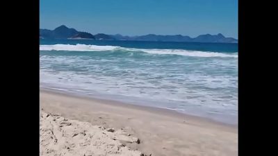 Da praia de Copacabana chegando o Natal para uma trilha no meio do mato indo para uma cachoeira procurando mulher para transar