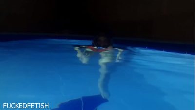 Helen Star sexy swimwear night driving mask pool