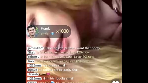 Loira gostosa do Bigo Live caiu na net nua