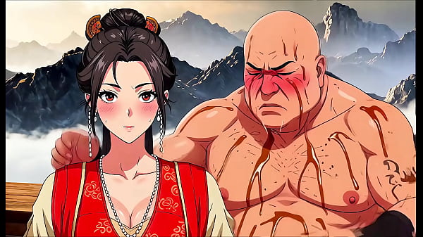 Old fat guy and beautiful woman, oral sex, deep throat, ejaculation, swallowing semen.