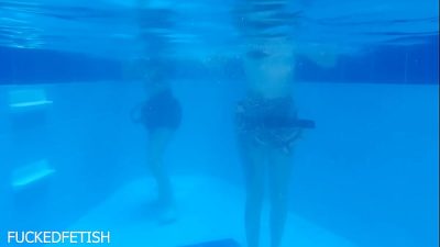 Yessica Bunny   Helen star horny sexy duo pool