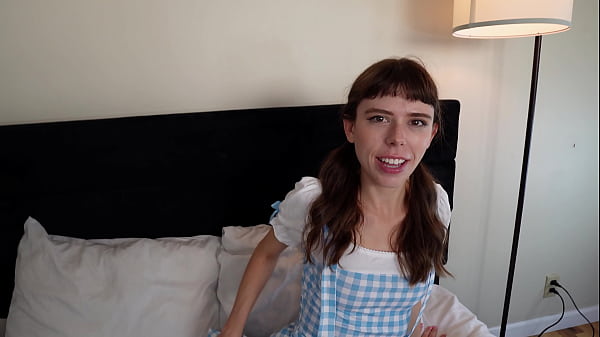 Brunette Beauty Krystal Palmer Cosplays as Dorothy & Gets Creampied