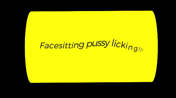 Face sitting pussy licking and eating