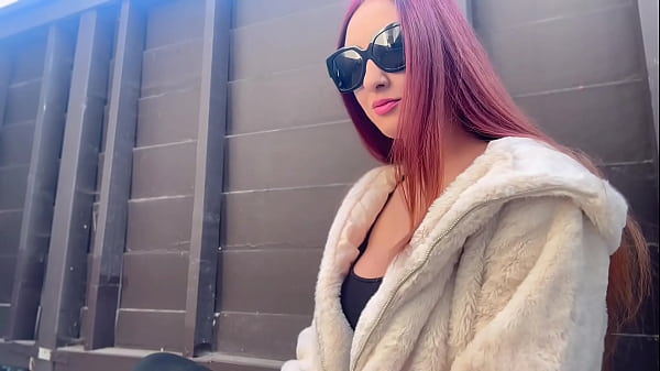 Italian Big Tits Milf Artemisia Love Flashing her juicy tits outdoor smoking fetish sesh