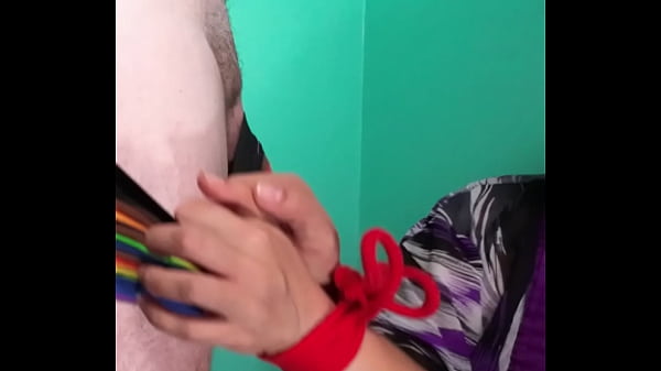 MILF In Bondage & Blindfold Gets Facial