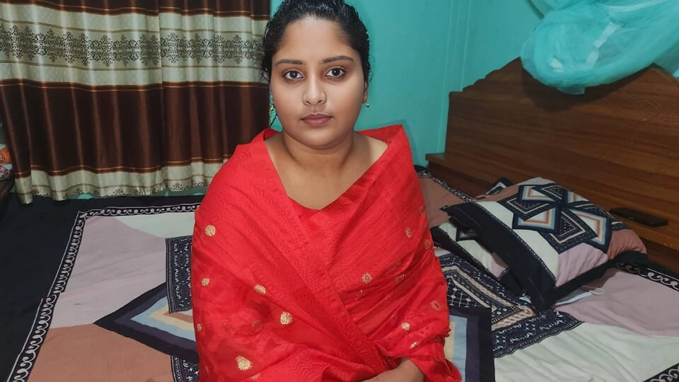 New Bangladeshi red saree sex video. Bangla voice hot sex video