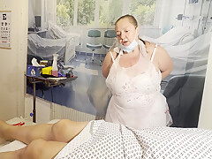 :- Pain Clinic With Matron Satana And Patient