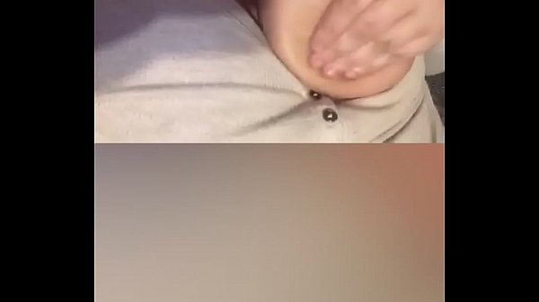 Playing with tits on periscope