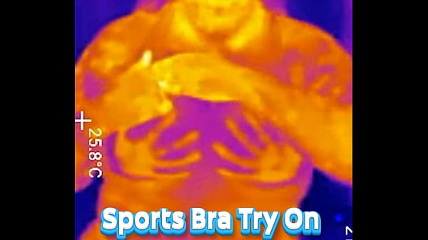 Sports Bra Try-On, Boob Bounce Tests, Naked Twerk Tease THERMAL POV (4K Portrait)