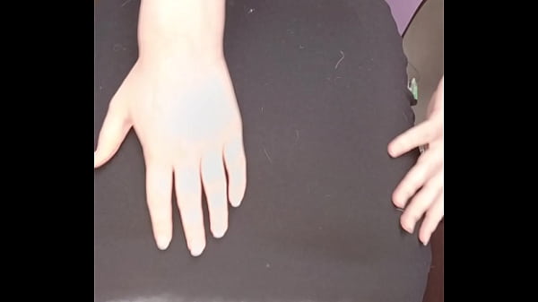 Upskirt butt plug and wet pussy