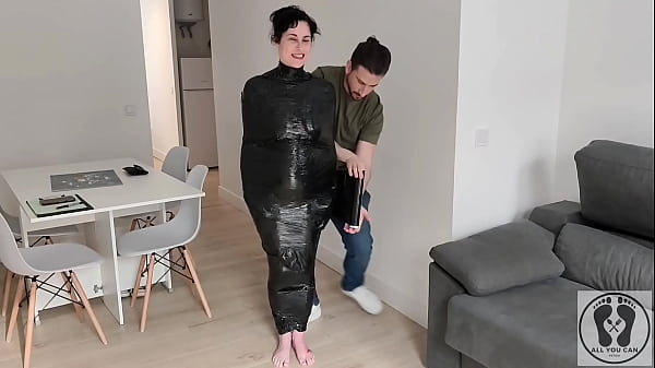 BTS PREPARATION MILF BONDAGE RESTRAINTS FILM EMBALMING