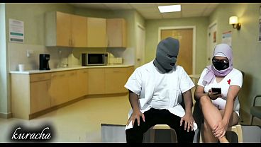 Doctor and Nurse on Break time having a dirty talks and fun