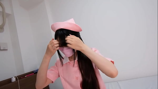 ナースコスゴム手袋 エロすぎ手コキ&足コキプレイ【前編】手コキ、足コキ、フェラ、正常位編