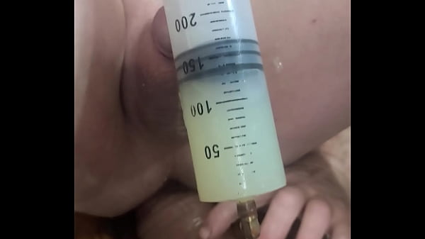 Fill my ass with lube and machine fuck it out
