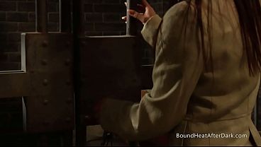 Horny Lesbian Slave Sniffing Hot Panties And Masturbating Till Orgasm