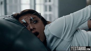 Horny mature pastor saves a sinner teen with hardcore anal sex