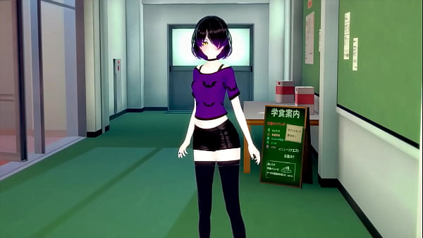 Hot skinny emo bitch fucked senseless with ahegao (Hentai) Koikatsu!