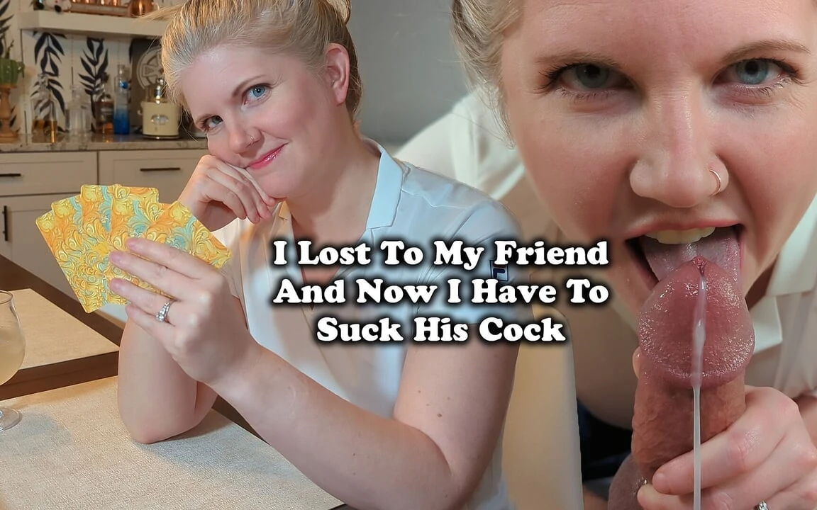 Losing to My Friend Means I Have to Suck His Cock
