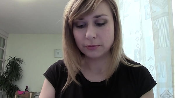 Milena Blonde Babe Chats on Webcam in Non-Nude SFW Clip