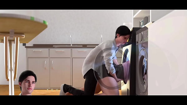 My Stepmom got Stuck In The Washing Machine – 3D Hentai Animated Porn – Apocalust