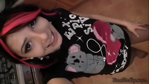 petite emo teen does striptease – Emo Emily