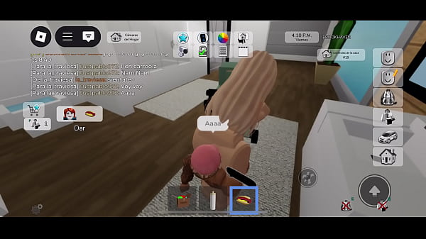 Puta me chupa la verga y le lamo él culo a cambio en Roblox Brookhaven