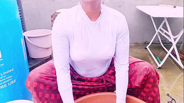 Sexy boobs Maid’s daughter with house owner hardcore fucking telugu dirty talks.