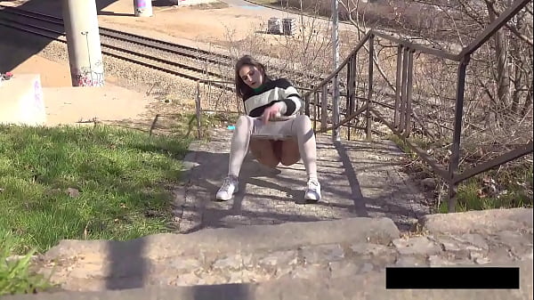 Stopping To Pee On Steps