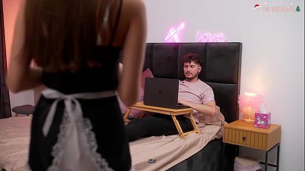 Surprised Housekeeper Learns How To Use Revolve X Vibrating Masturbator