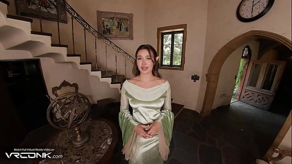 VR Conk: Horny Elf Arwen Sucks Huge Dick And Balls In The Lord Of The Rings Cosplay Parody pt.3