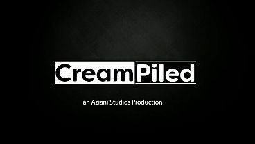 A beautiful face covered in cum, Harley Haze takes facial after facial in her all IR gangbang