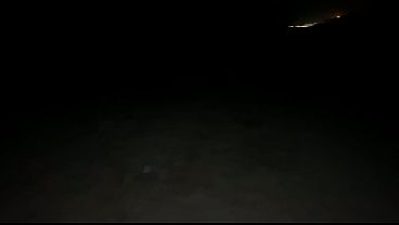 A busty beauty suffers from betrayal on the beach at night and finds solace in a quickie with a stranger