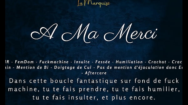 A ma Merci – French dirty talk joi femdom audio asmr