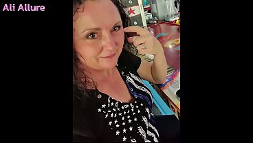 Ali Allure LOVES anal creampies while trying a new toy…I found a willing stranger to help after he took me for a motorcycle ride.