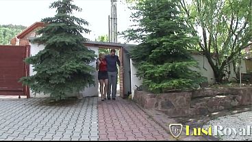 Big cock hard ass fucking for super hot FFM 3some