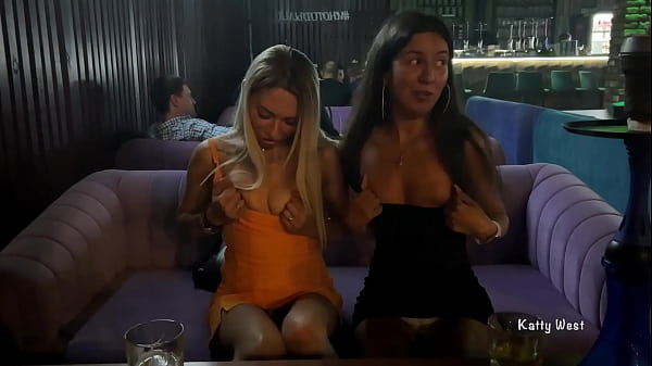 Girls Take Panties Off Restaurant – Flashing Public – Upskirt No Panties