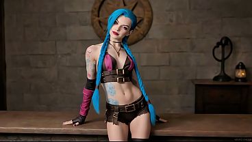 Jinx Arcane – Crazy Petite Slut gets her Creampie