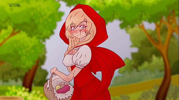 Little Red Riding Hood scolded a pervert who fucked a tree and let him know a woman’s body !Hentai Cartoon Parody !