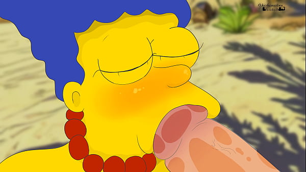 Marge on a nude beach !The Simpsons New Animation ಥ ಥ // Dsanimatin HENTAI !