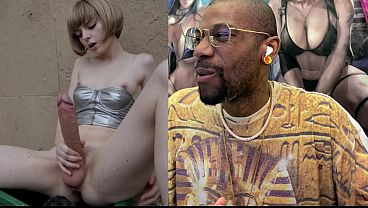 Naked Petite Transgender Girl Getting Hard In A Dumpster, Big Breast Transgender Babe Jerking Off Until She Cums All Over Herself, Hung Transgender Ginger Shaking Her Fate Ass, AI Generated