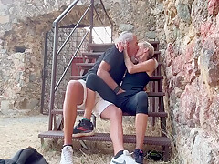 Risky Outdoor Blowjob & Creampie – Amateur Couple Cums Fast In Public