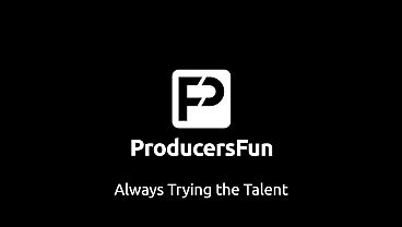 Sexy Latina Scarlett and hot babe Ava get fucked during Podcast interview