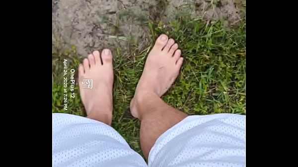 Bare feet playing in the mud…