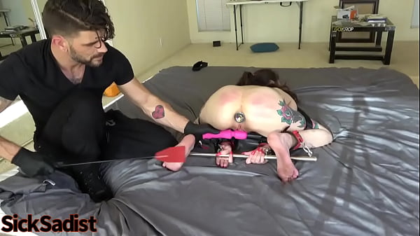 BDSM Restrained, Slapped, Whipped, & Squirting CNC (HOT)