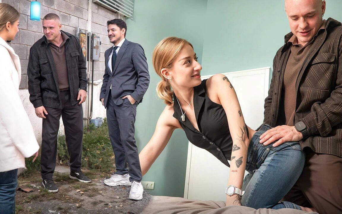 Estate Agent Fucks Young Wife Hard During House Viewing While Her Cuckold Husband Is at Work!