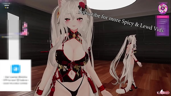 KanakoVT wears a Lewd Cosplay ~~ Gets Vibed by her Chat ~~ Catgirl Moans and Nyan’s NonStop!!!