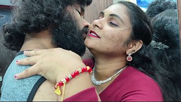 Malayali Hot Couple Intense Lip Lock – Wild Romance to Rough Sex